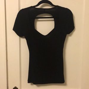 Guess V Neck Top with Scoop Back SM NWT